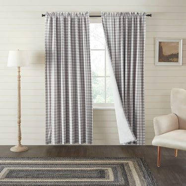 Annie Buffalo Grey Check Blackout Panel 84x50 VHC Brands - The Fox Decor
